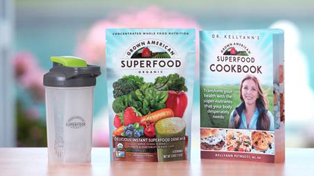 Grown American Superfood Packages and Free Gifts